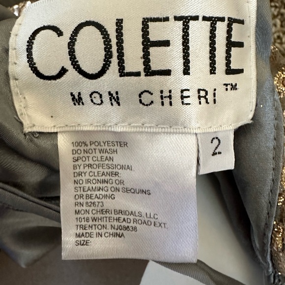 Collette Prom Dress worn once. In like new condition - Picture 3 of 9